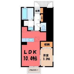 古河駅 バス20分  三杉町下車：停歩5分 1階の物件間取画像